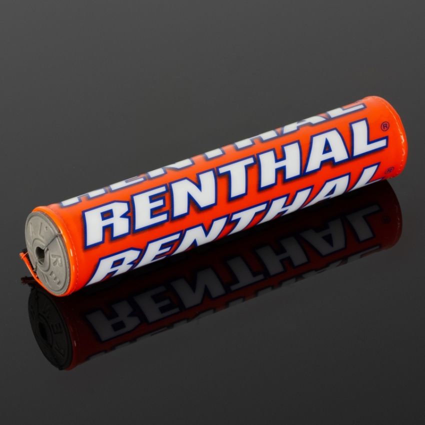 Renthal P308 SX Pad (10in) Or/Wht/Blu