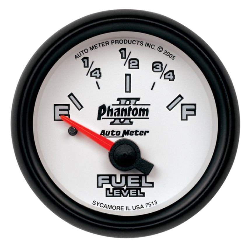AutoMeter 7513 GAUGE, FUEL LEVEL, 2 1/16