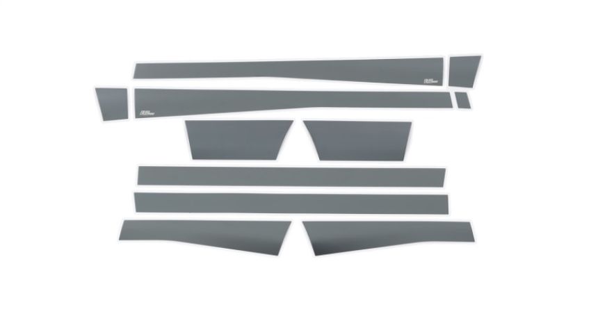 Putco 9751317BP 10-18 RAM 2500 Crew Cab 6.5in- 5.5in Wide w/o Factory Flares 12pcs Blk Platinum Rocker Panels