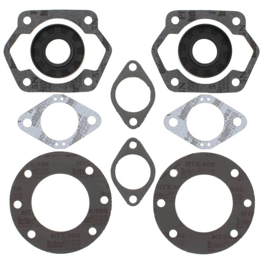 Vertex Pistons 711067A Vertex Gaskets 73-74 Ski-Doo TNT 400 FA 396 Complete Gasket Kit w/ Oil Seals