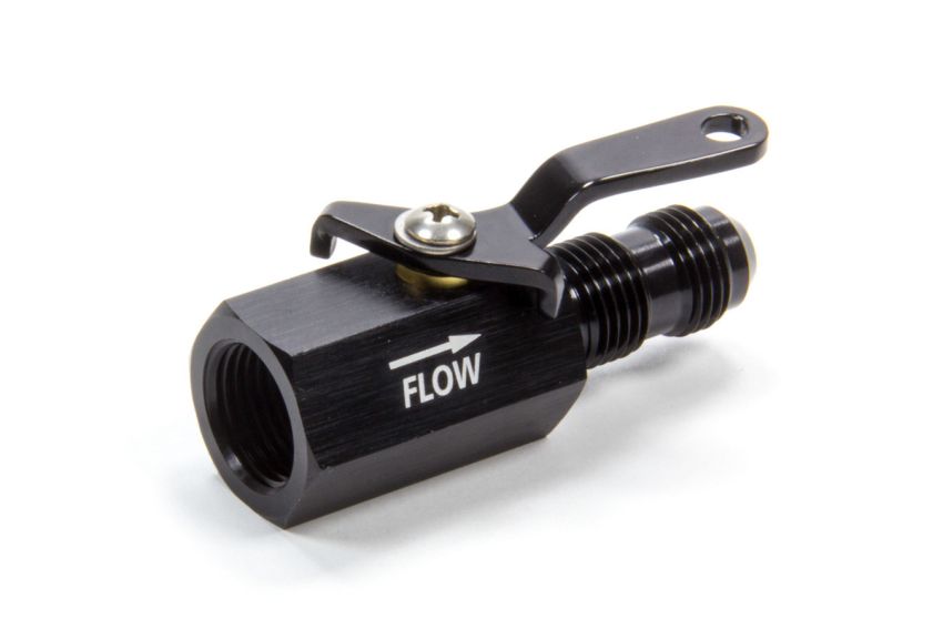 FRAGOLA FRG961006-BL #6 Shut off Valve Black Female Inlet/Male Outlet
