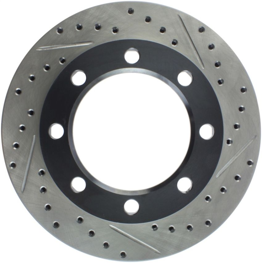 Stoptech 127.65012L Slotted & Drilled Sport Brake Rotor