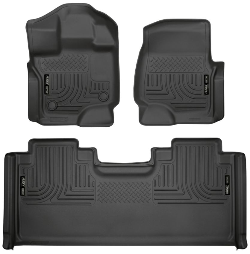 HUSKY LINERS HSK94051 Front & 2nd Seat Floor L iners Weatherbeater