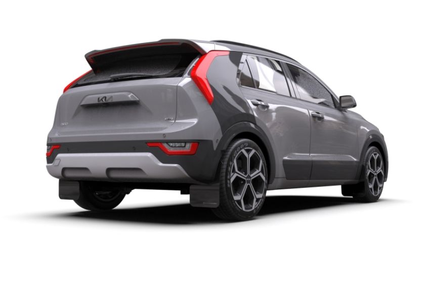 Rally Armor MF21-UR-BLK-DGRY Black Mud Flap/Dark Grey Logo