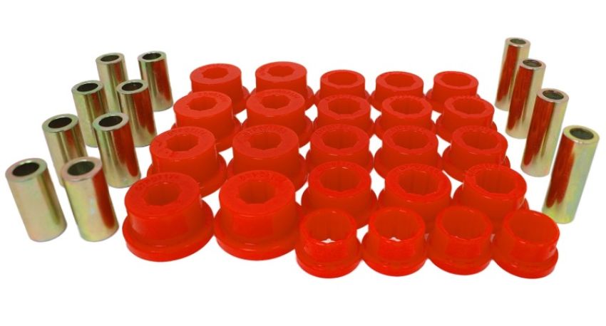 Energy Suspension 02-11 Toyota Camry/Camry Hybrid Rear Control Arm Bushing Set - Red