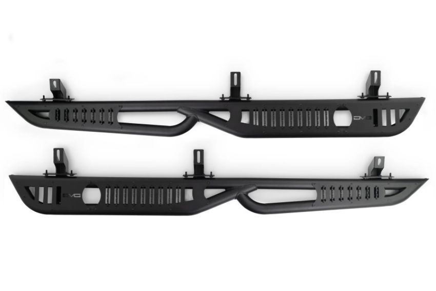 DV8 Offroad SRJK-08 07-18 Jeep Wrangler JK (4 Door Only) OE Plus Side Steps