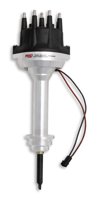 MSD IGNITION MSD85465 BBM 426-440 Distributor Pro-Billet w/Black Cap