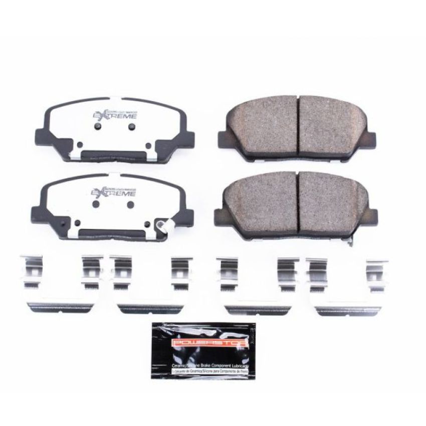 PowerStop Z26-1413 PowerStop - Z26 Performance Carbon-Fiber Ceramic Brake Pads with Hardware Kit