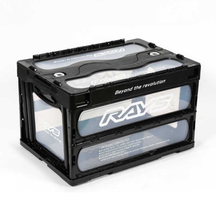Rays WRAYSCBOX24S50LCL Official Container Box 24S 50L CL Clear + Black