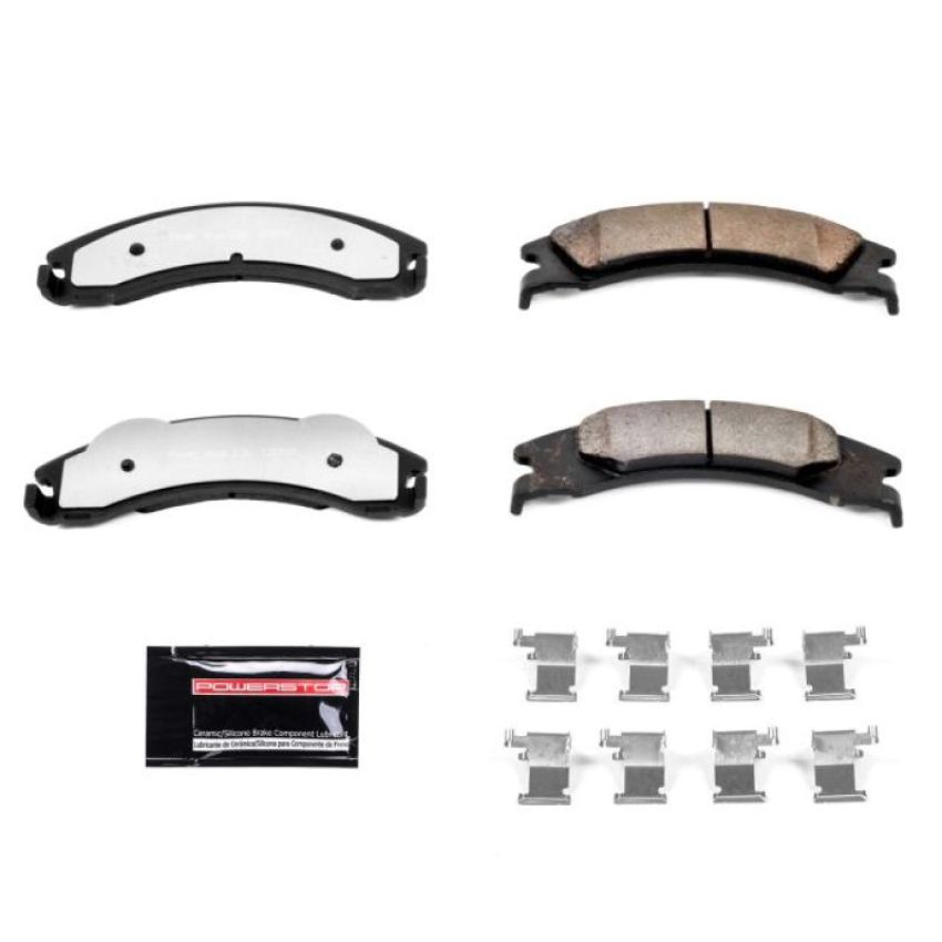 PowerStop Z36-1329 PowerStop - Z36 Truck and SUV Carbon-Fiber Ceramic Brake Pads with Hardware Kit