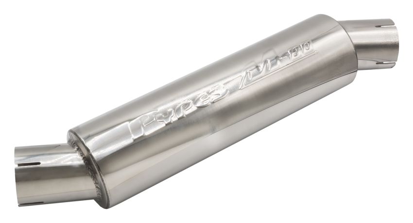 PYPES PERFORMANCE EXHAUST PYPMVR204S M-80 Muffler 2.5in Round Offset/Offset