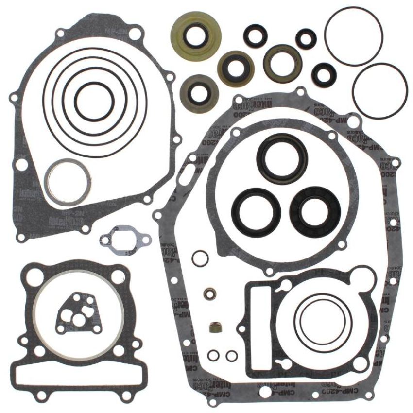 Vertex Pistons 811898 Vertex Gaskets 87-95 Yamaha YFM350ER Moto-4 Complete Gasket Kit w/ Oil Seals