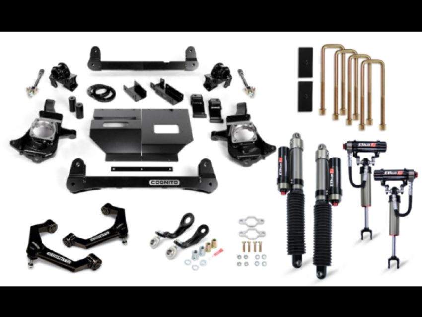 Cognito 210-P1153 11-19 Chevy/GMC Silv/Sierra 2500/3500 HD 2WD/4WD 4in Elite Lift Kit w/ Elka 2.5 RR Shocks