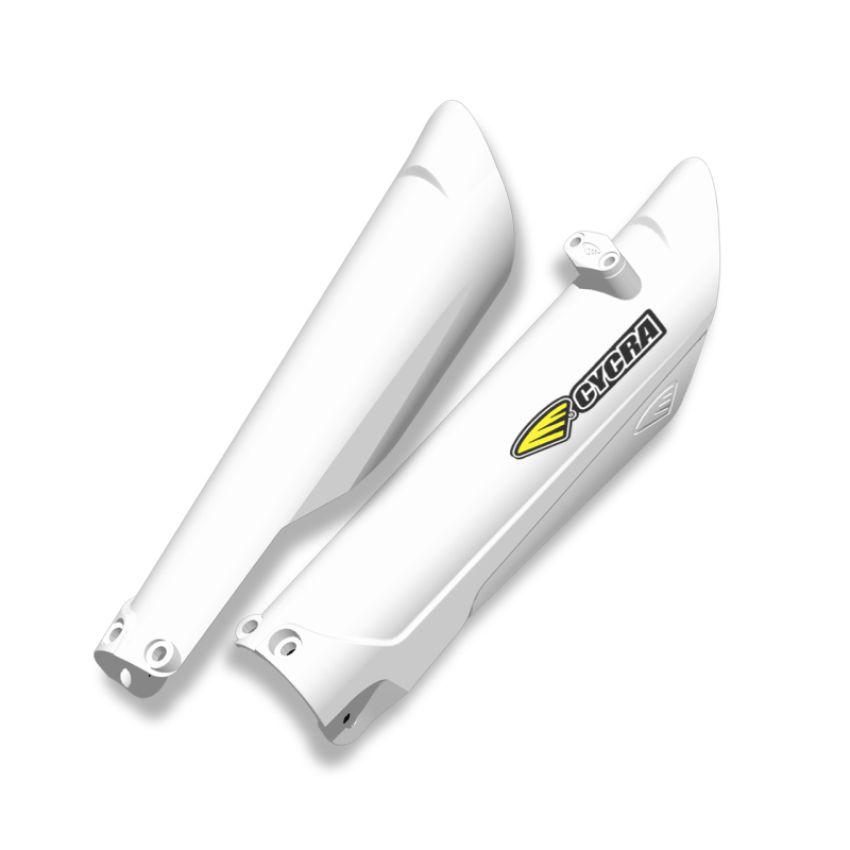 Cycra 1CYC-6908-42 15-23 Husqvarna FC/FE/FX/TC/TE/TX Fork Guards - White