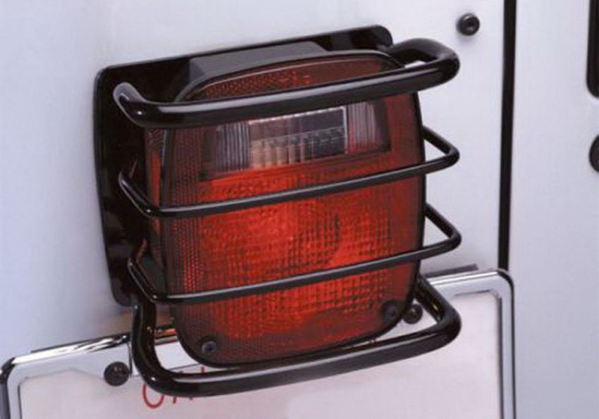 Rampage 8660 1976-1983 Jeep CJ5 Taillight Euroguards - Black