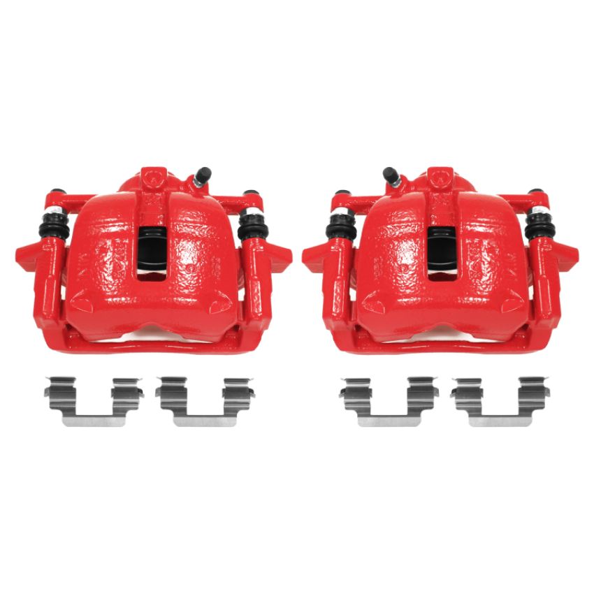 PowerStop S3320 Red Powder Coated Calipers