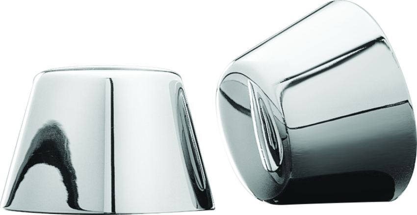 Kuryakyn 1201 Front Axle Nut Caps Chrome