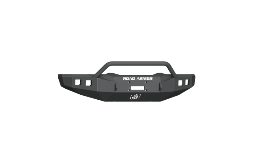Road Armor 4151F4B 15-18 Ram Rebel 1500 Stealth Front Winch Bumper w/Pre-Runner Guard - Tex Blk