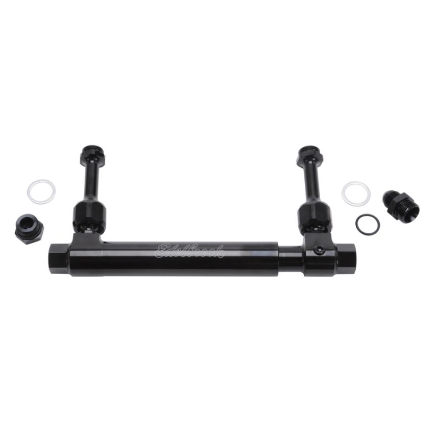 EDELBROCK EDE8100 Dual Feed Fuel Log  Adj. 4150/4500 Series Carbs