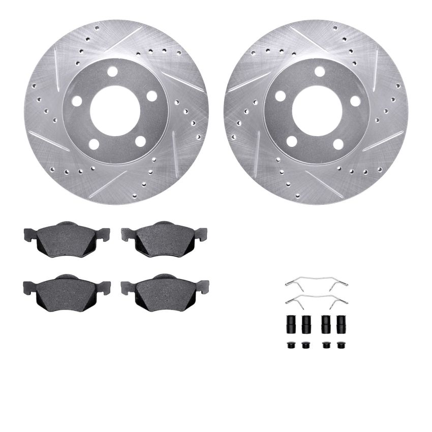Dynamic Friction 7512-54144 Rotor Kit
