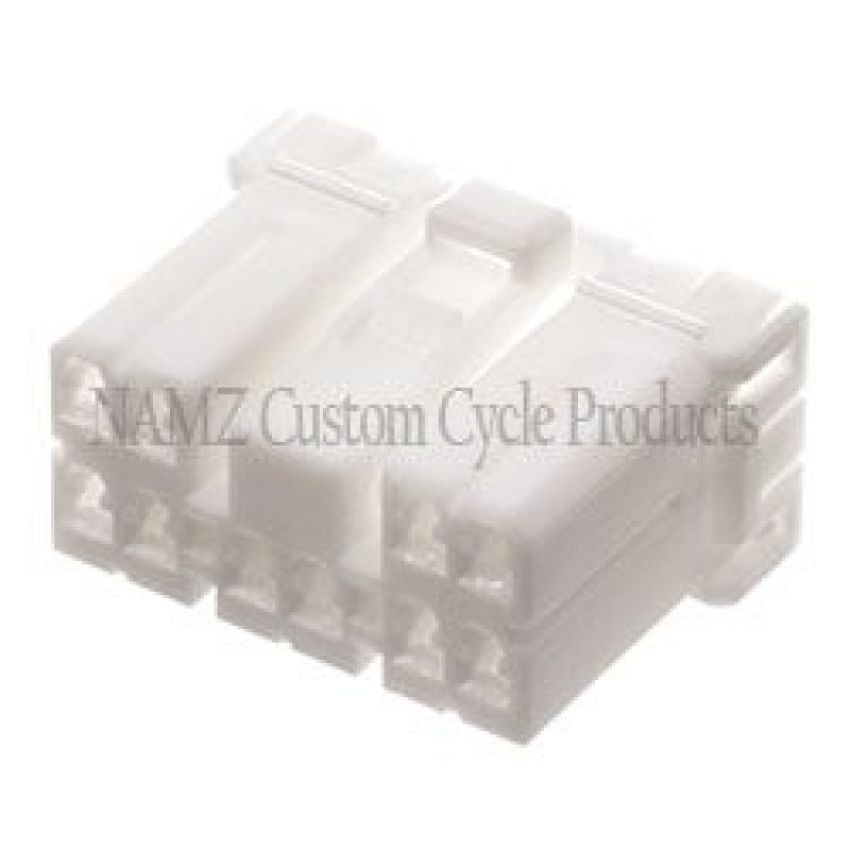 NAMZ NA-174465-2 AMP Multilock 10-Position Female Wire Plug Housing (HD 73160-96BK)