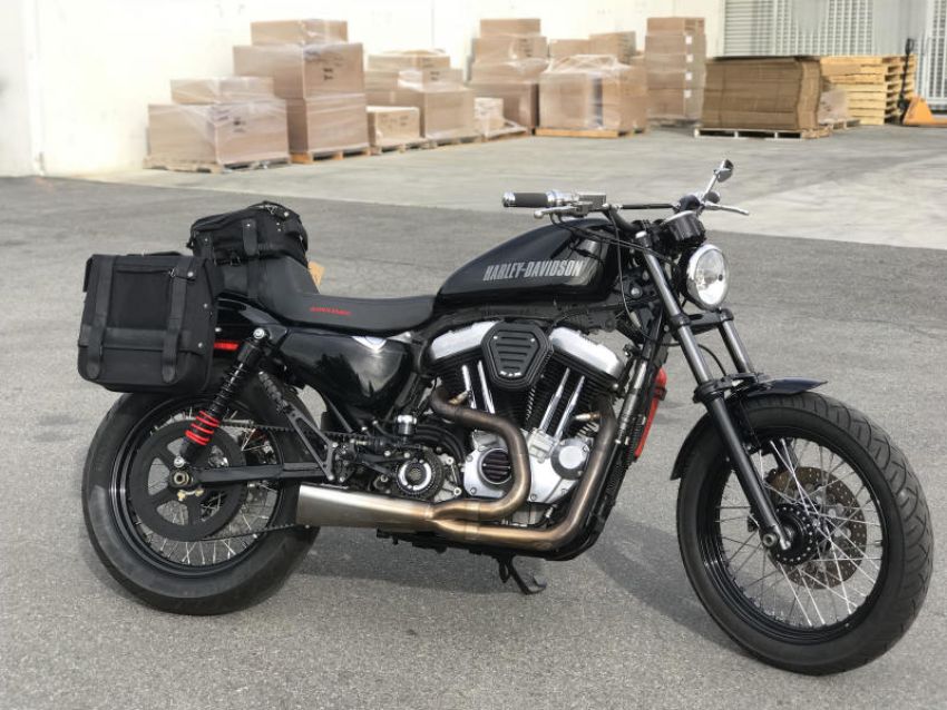 Burly Brand B15-1000B Voyager Saddlebag Each - Black