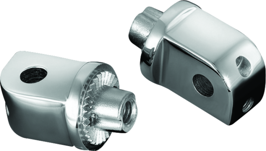 Kuryakyn 8818 Splined Peg Adapter Rear Chrome