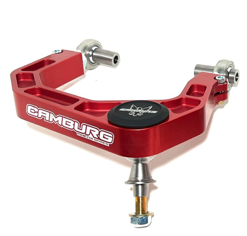 Camburg CAM-310187-RED Toyota Tundra 2WD/4WD 07-21 KINETIK V2 Performance Billet Uniball Upper Arms (Red)