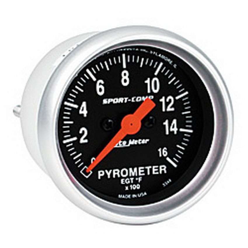 AutoMeter 3344 GAUGE, PYROMETER (EGT), 2 1/16