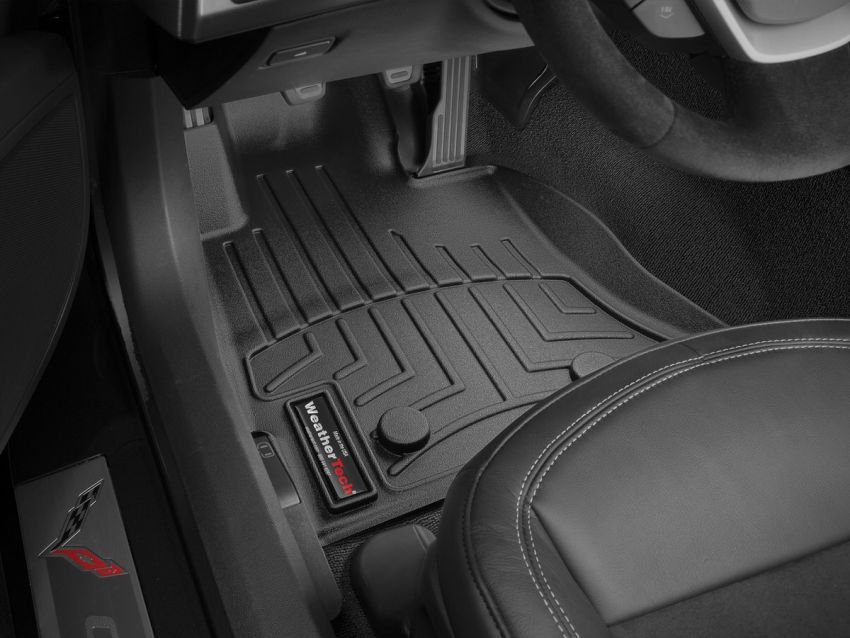 WEATHERTECH WEA445891 14-   Corvette Front Floor Liners Black