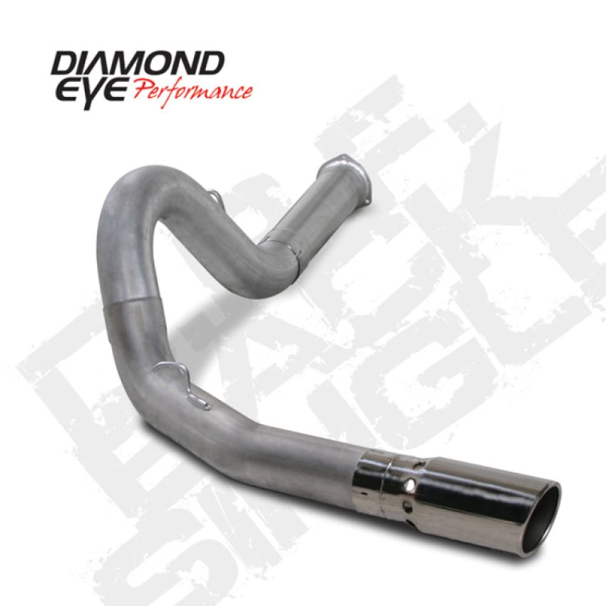 Diamond Eye Performance K5134A Diamond Eye KIT 5in DPF-BACK SGL AL 07.5-08 CHEVY 6 6L 2500/3500 BPCKGD BX46X14X14OD EL-PL