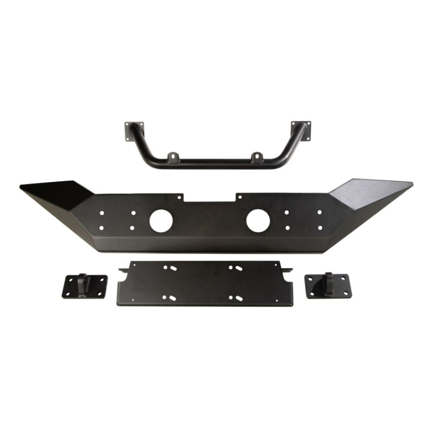 Rugged Ridge 11548.41 Spartan Front Bumper HCE W/Overrider 18-20 Jeep Wrangler JL/JT