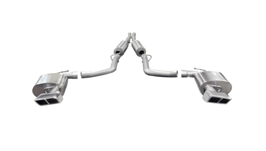 CORSA Performance 14424 Corsa 2014-2014 Dodge Challenger SRT-8 6.4L V8 Manual Polished Xtreme Cat-Back Exhaust