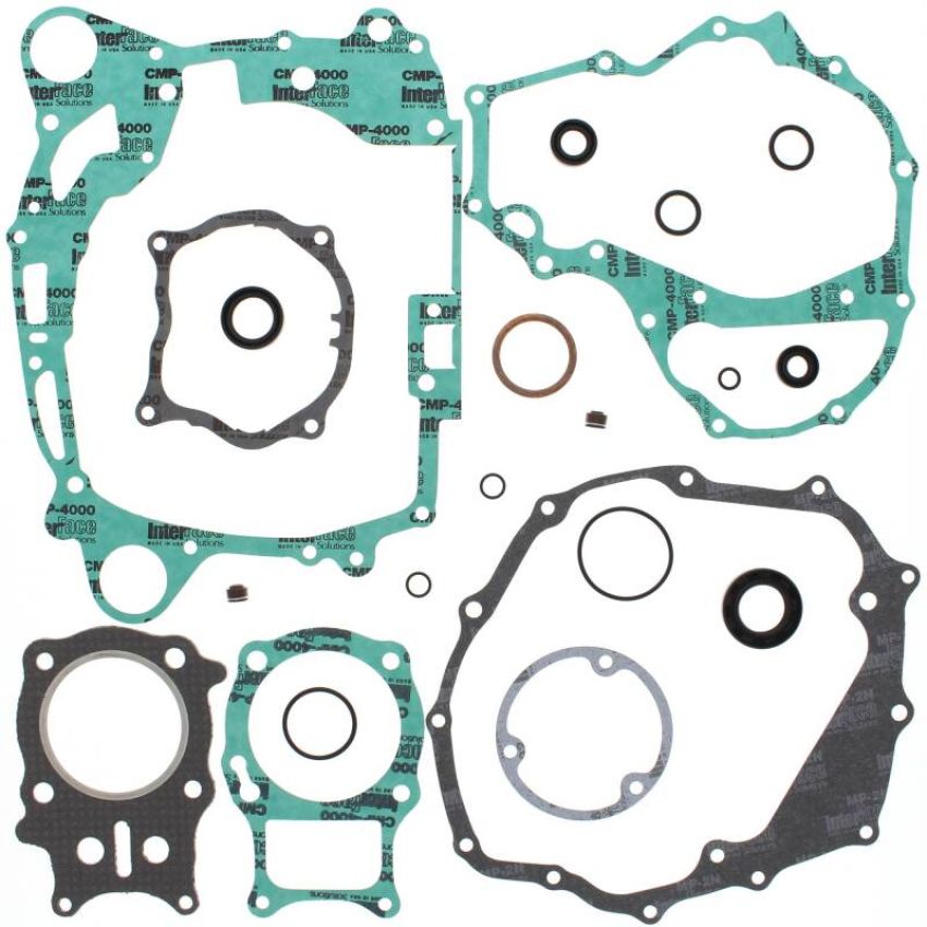 Vertex Pistons 811841 Vertex Gaskets 97-01 Honda TRX250 Recon Complete Gasket Kit w/ Oil Seals