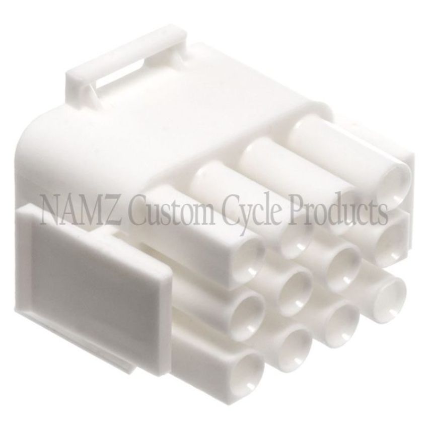 NAMZ NA-350735-1 AMP Mate-N-Lock 12-Position Female Wire Plug Connector w/Wire & Interface Seals