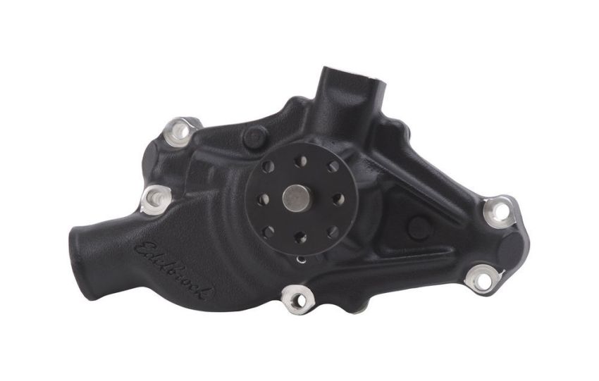 EDELBROCK EDE88103 SBC Water Pump - Short Black