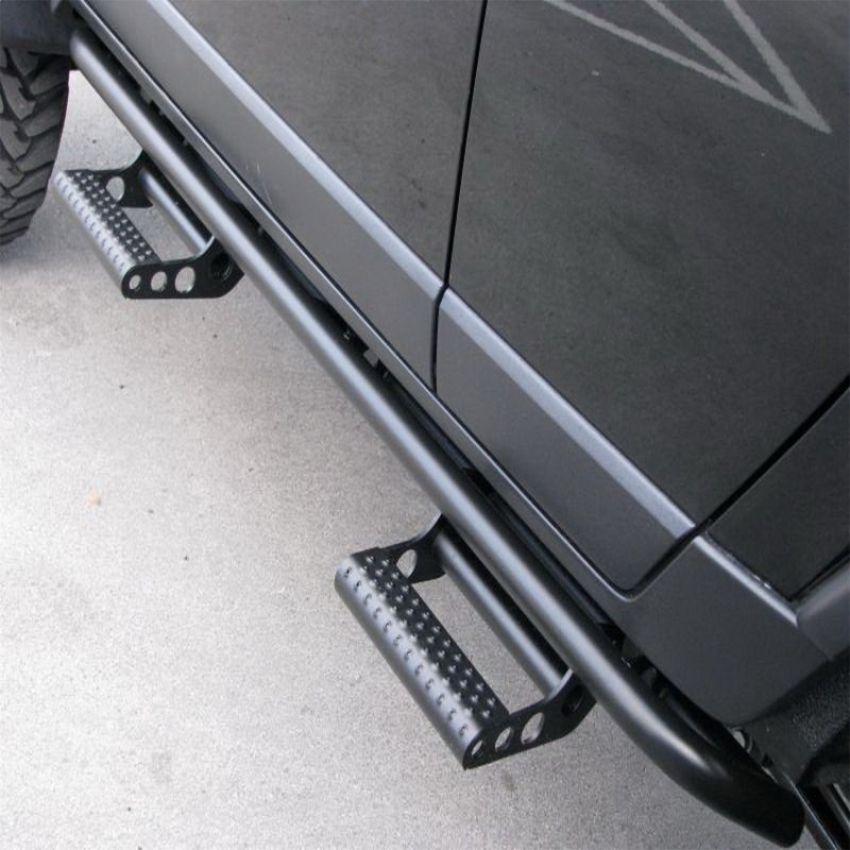 N-Fab D104RKRCCS4 RKR Step System 10-17 Dodge Ram 2500/3500 Crew Cab - Tex. Black - 1.75in