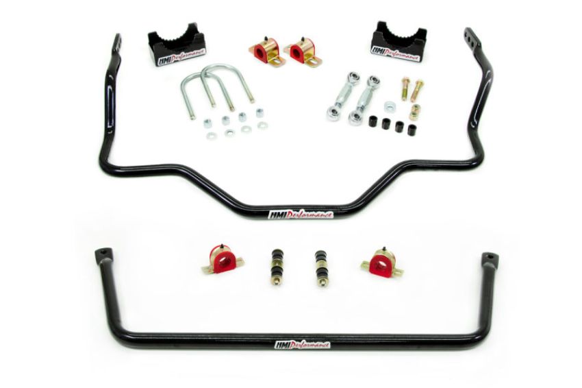 UMI Performance 644043-B 73-87 GM C10 Front and Rear Sway Bar Kit