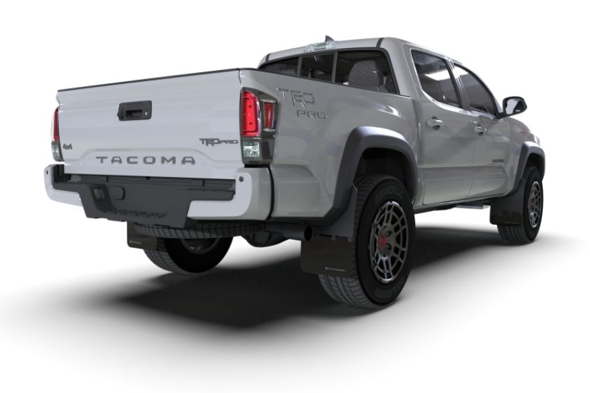 Rally Armor MF94-BLK-GRY Black Mud Flap/Grey Logo
