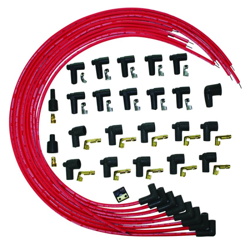 MOROSO MOR73219 Blue Max Ignition Wire Set - Red