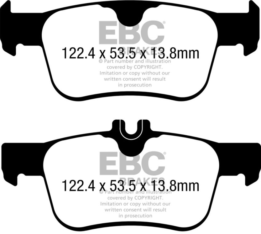 EBC Brakes DP32402C Redstuff Ceramic Low Dust Brake Pads
