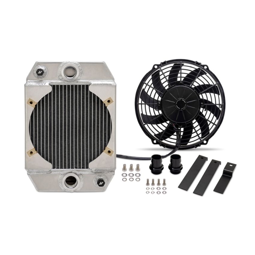 Mishimoto MMRAD-UNI-DRGN Universal Drag Race Performance Aluminum Radiator - Natural