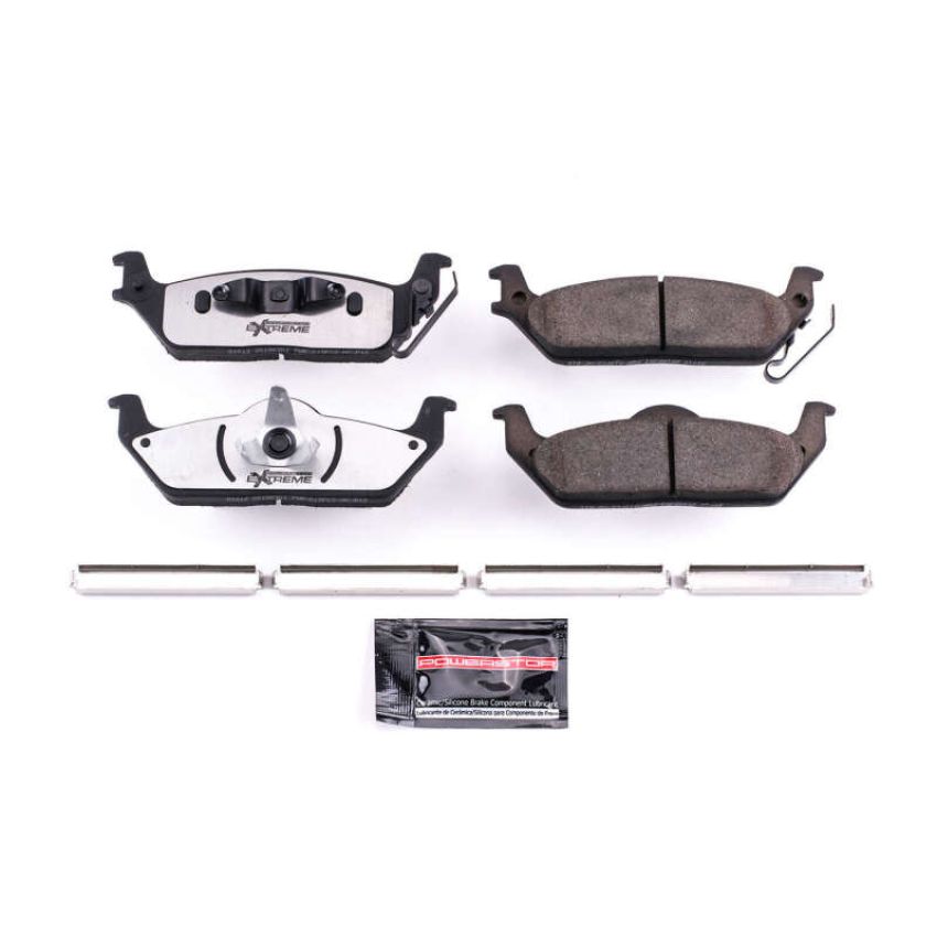 PowerStop Z36-1012 PowerStop - Z36 Truck and SUV Carbon-Fiber Ceramic Brake Pads with Hardware Kit