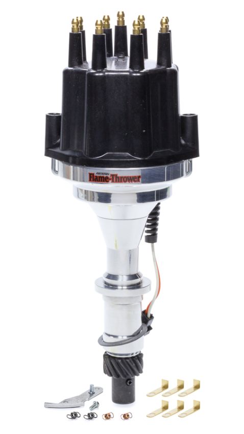 PERTRONIX IGNITION PRTD320710 Billet Distributor Pont. V8 - Black Male Cap