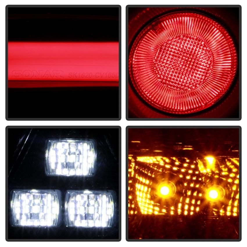 SPYDER 5088819 LED Tail Lights - Black