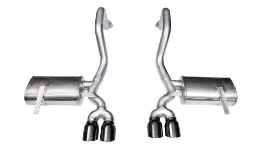 CORSA Performance 14132BLK Corsa 1997-2004 Chevrolet Corvette C5 Z06 5.7L V8 Xtreme Axle-Back Exhaust w/ Black Tips