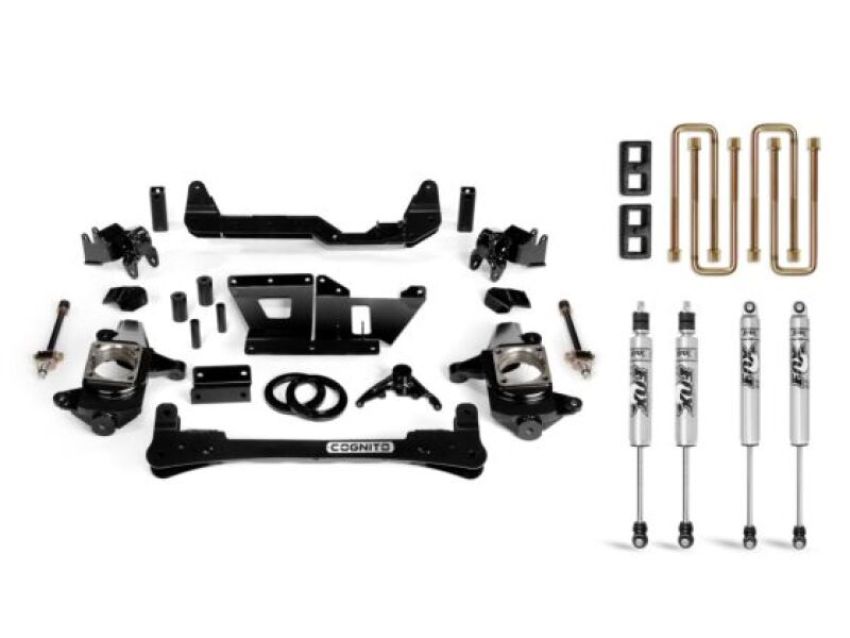 Cognito 110-P0785 01-13 Chevy/GMC Silv/Sierra 2500/3500 HD 2WD/4WD 4in Std Lift Kit w/ Fox PS 2.0 IFP Shocks