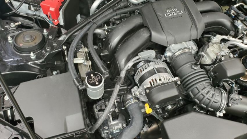 J&L 3117P-C J&L 22-25 Subaru BRZ/GR86 2.4L Passenger Side Oil Separator 3.0 - Clear Anodized
