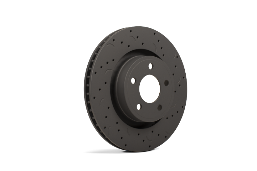 Hawk Performance HTC5259 Talon Cross Drilled And Slotted Brake Rotors