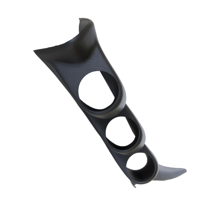 Autometer 99-06 GMC Sierra/Dmax (w/ speaker) Triple Pillar - Black